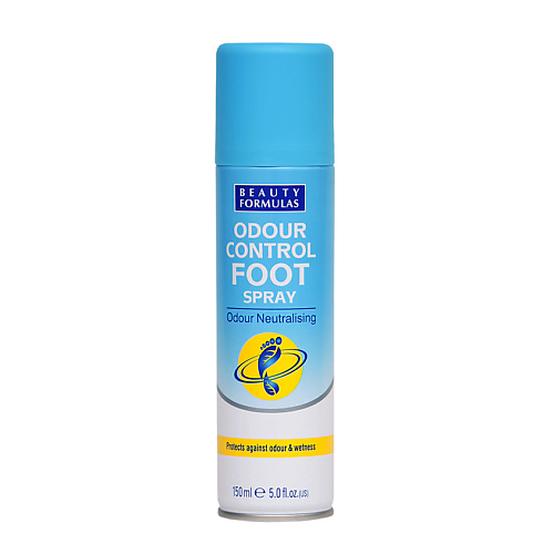 

BEAUTY FORMULAS Спрей для ног нейтрализующий запах Odour Control Foot Spray, Спрей для ног нейтрализующий запах Odour Control Foot Spray