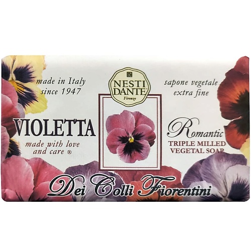 Мыло твердое NESTI DANTE Мыло Dei Colli Fiorentini Violetta мыло твердое nesti dante мыло dei colli fiorentini sensual iris