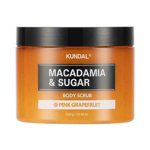Скраб для тела KUNDAL Скраб для тела Розовый грейпфрут Macadamia & Sugar Body Scrub