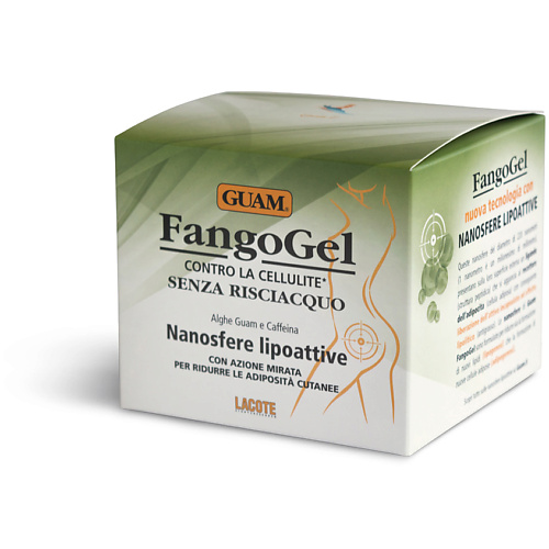 

GUAM Гель антицеллюлитный с липоактивными наносферами Линия FANGOGEL, Гель антицеллюлитный с липоактивными наносферами Линия FANGOGEL