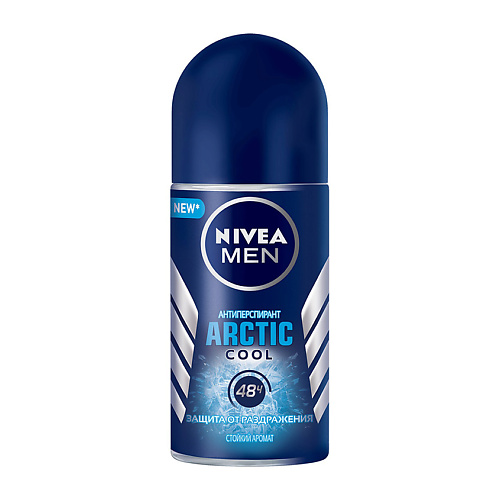 NIVEA Антиперспирант ARCTIC COOL ролик nivea мужской антиперспирант ролик антибактериальный эффект titan