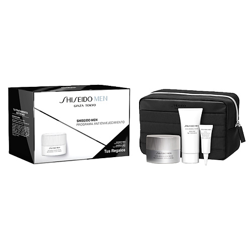 

SHISEIDO Набор с комплексным омолаживающим кремом для мужчин Men, Набор с комплексным омолаживающим кремом для мужчин Men