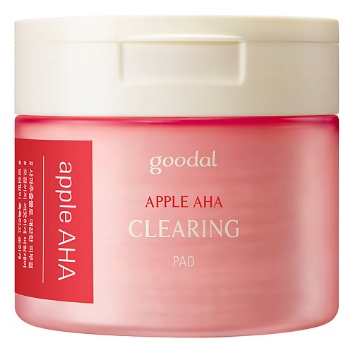 

GOODAL Диски для лица отшелушивающие с экстрактом яблока Apple Aha Clearing Pad, Диски для лица отшелушивающие с экстрактом яблока Apple Aha Clearing Pad