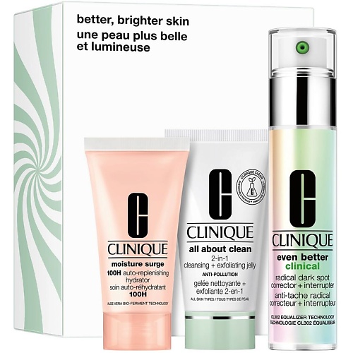 CLINIQUE Набор Better Brighter Skin the body shop набор для снятия макияжа camomile очищающее масло многоразовые диски 110