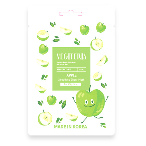 ЛЭТУАЛЬ VEGITERIA Тканевая маска яблоко для жирной кожи 50₽