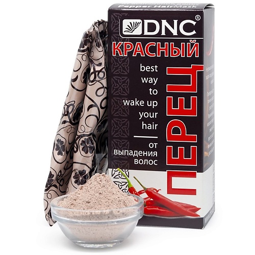 

DNC Маска против выпадения волос Красный перец, Маска против выпадения волос Красный перец