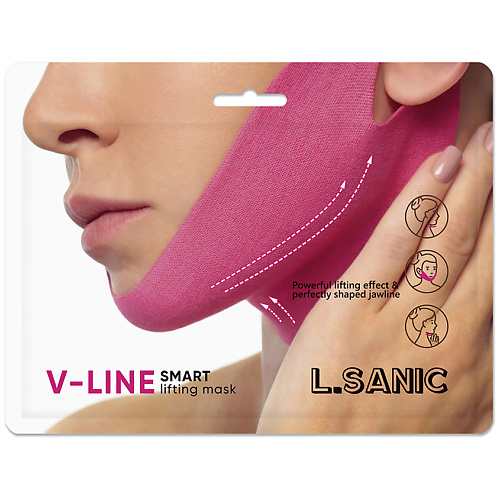 повязка бандаж на голову для коррекции овала лица петля косметологическая маска для подтяжки овала моделирующий Маска для лица LSANIC L.SANIC Маска-бандаж для коррекции овала лица