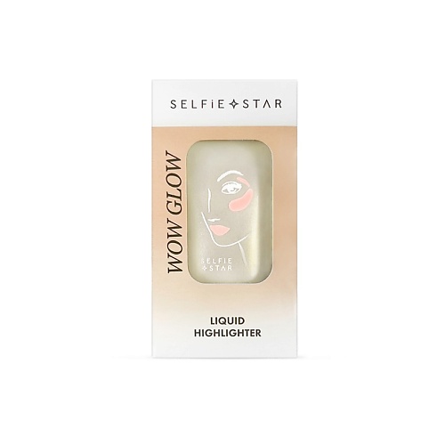 SELFIE STAR Жидкий хайлайтер для лица и тела Wow Glow days in bloom face and body stick highlighter рас красоты сияющий кремовый хайлайтер для лица и тела