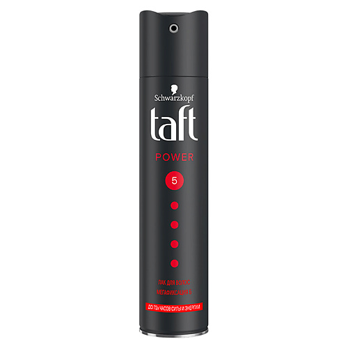 Укладка и стайлинг TAFT Лак для волос Power с витаминами мегафиксации