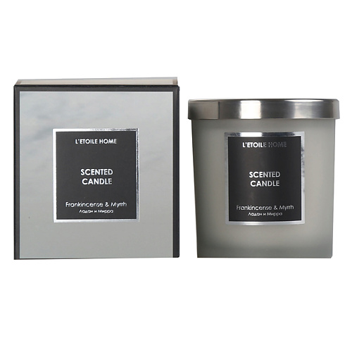 Свеча ароматическая LETOILE HOME Ароматизированная свеча Frankincense & Myrrh ароматы для дома letoile home парфюм для дома spruce
