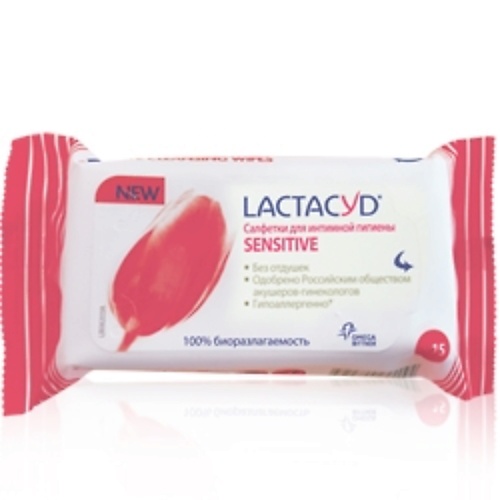 Средства для гигиены LACTACYD Салфетки для интимной гигиены для чувствительной кожи