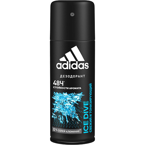 ADIDAS Дезодорант-спрей для мужчин Ice Dive adidas роликовый дезодорант антиперспирант для мужчин fresh
