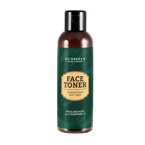 Тоник для лица ECOHOLY Тоник для нормального и комбинированного типа кожи лица Face Toner Normal/mixed Skin Types Hyaluronate & Chamomilla elsamra arabic lebanese normal mixed sweets 500g