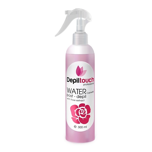 DEPILTOUCH PROFESSIONAL Косметическая вода с экстрактом розы косметическая минерализованная вода с мятой и витаминами