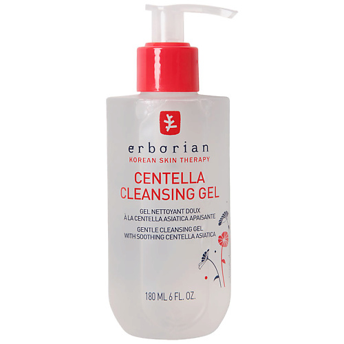 Гель для умывания ERBORIAN Гель для лица очищающий Центелла Centella Cleansing Gel гель для умывания gli elementi гель для лица очищающий dermo purifying cleansing gel