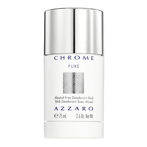 AZZARO Дезодорант-стик Chrome Pure 75 pure deo co дезодорант стик без солей алюминия с лавандой