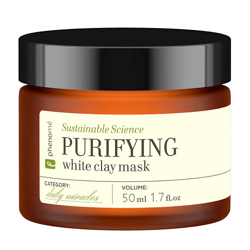 

PHENOME Маска для лица очищающая с белой глиной PURIFYING, Маска для лица очищающая с белой глиной PURIFYING