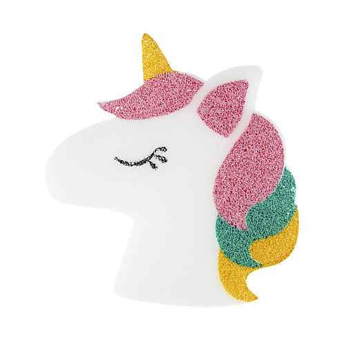 TAKE AND GO Губка для душа детская Unicorn футболка детская unicorn минни маус рост 86 92 лиловый