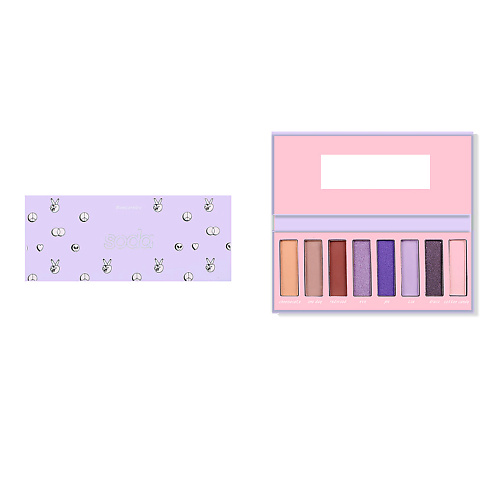 Тени SODA EYESHADOW PALETTE #unicornluv  для век UNICORN SQUAD