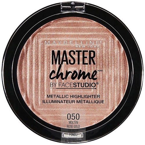 фото Maybelline new york хайлайтер для лица "master chrome" для сияния кожи
