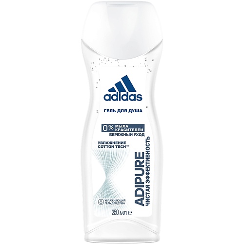 ADIDAS Гель для душа Adipure. лосьон после бритья adidas uefa 8 champions league champions edition 100 мл