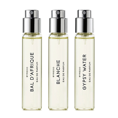 Набор парфюмерии BYREDO Набор bal d'afrique, blanche, gypsy water byredo вуаль для волос gypsy water 75 мл