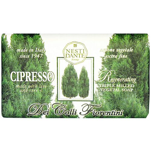 Мыло твердое NESTI DANTE Мыло Dei Colli Fiorentini Cypress Tree мыло твердое nesti dante мыло dei colli fiorentini violetta