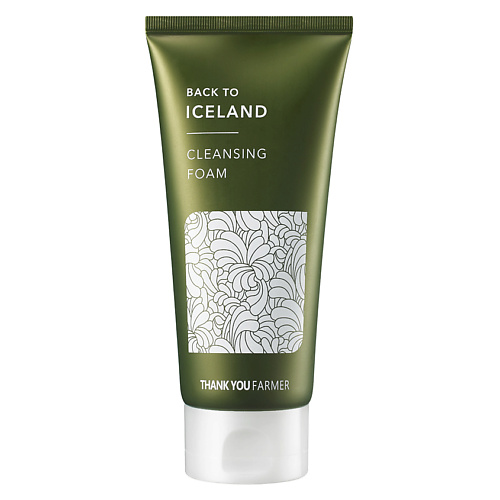 Мусс для умывания THANK YOU FARMER Пенка очищающая с ледниковой водой для лица Back to Iceland Cleansing Foam