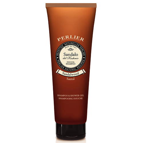 гель для бритья сандал и яблоко sandalwood and apple herbal shave gel PERLIER Шампунь и гель для душа Сандал