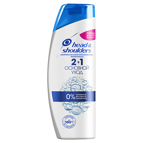 Шампунь для волос HEAD & SHOULDERS Шампунь 2в1 против перхоти Основной уход Classic Clean