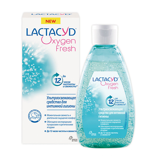 

LACTACYD Гель для интимной гигиены Кислородная Свежесть, Гель для интимной гигиены Кислородная Свежесть