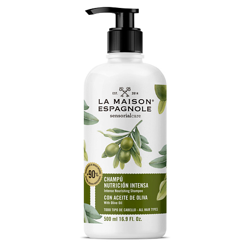 питательный шампунь для волос sendo concept nourishing shampoo 250 мл Шампунь для волос LA MAISON ESPAGNOLE Шампунь для волос питательный Sensorialcare Intense Nourishing Shampoo