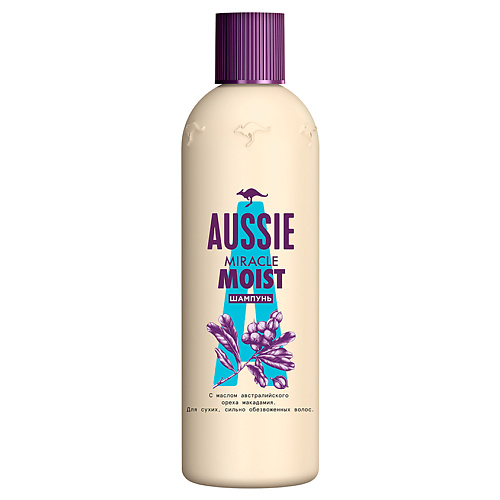 Шампунь для волос AUSSIE Шампунь для сухих/поврежденных волос Miracle Moist
