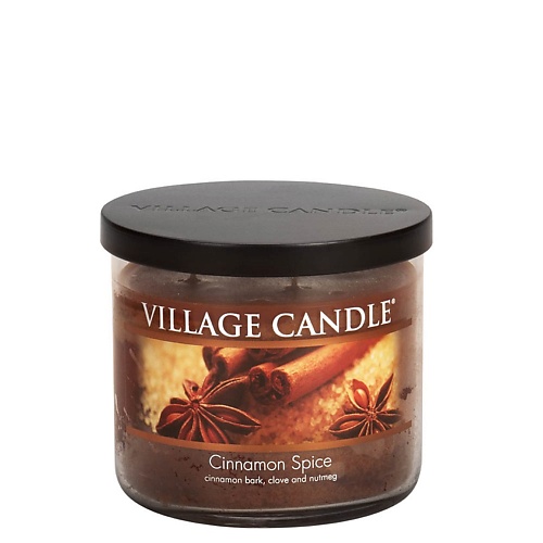 

VILLAGE CANDLE Ароматическая свеча "Cinnamon Spice", чаша, средняя, Ароматическая свеча "Cinnamon Spice", чаша, средняя