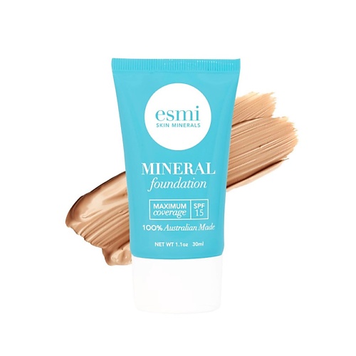 ESMI SKIN MINERALS Тональная основа минеральная Максимальное покрытие esmi skin minerals пудра рассыпчатая минеральная прозрачная