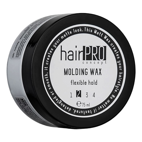 Воск для укладки волос HAIR PRO CONCEPT Воск для укладки средней фиксации Molding Wax Flexible Hold воск для укладки волос экстра сильной фиксации morfose ossion premium barber line hair styling wax extra hold 150 мл