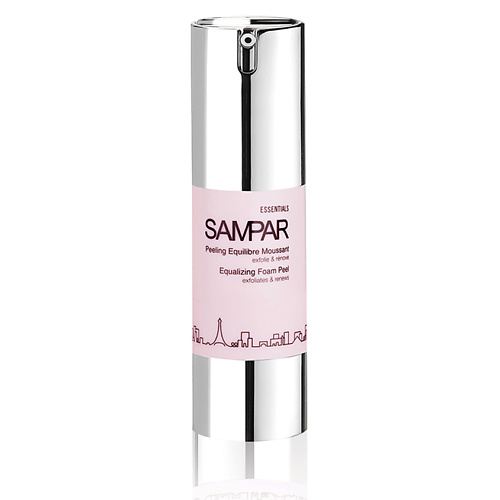 SAMPAR PARIS Мусс для лица отшелушивающий выравнивающий тон кожи очищающий и расслабляющий мусс для лица с витаминами а и е