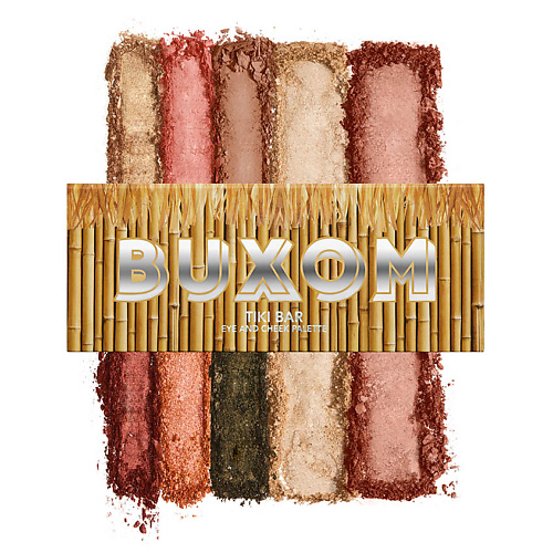 BUXOM Палетка для глаз и лица Tiki Bar палетка для коррекции лица sculpting kit contouring and blush palette p0603 03 supermodel look 3 12 г