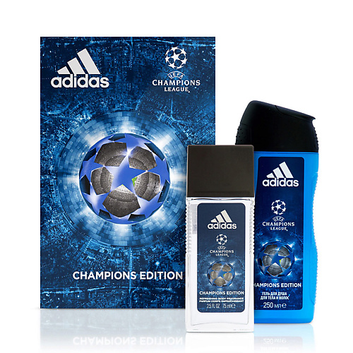 ADIDAS Подарочный набор для мужчин UEFA Champions League® Champions Edition adidas дезодорант спрей для мужчин uefa champions league star edition
