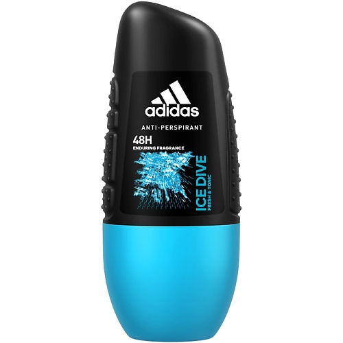 ADIDAS Роликовый дезодорант-антиперспирант Ice Dive adidas дезодорант спрей get ready for her