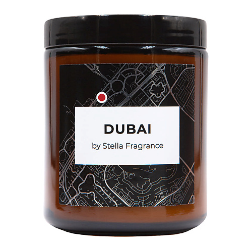 Свеча ароматическая STELLA FRAGRANCE Свеча ароматическая DUBAI свеча ароматическая stella fragrance madrid 250 гр