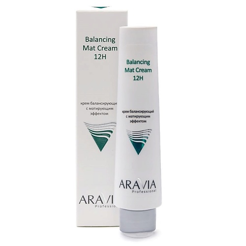Уход за лицом ARAVIA PROFESSIONAL Крем для лица балансирующий с матирующим эффектом Balancing Mat Cream 12H