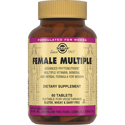 SOLGAR Витаминно-минеральный комплекс для женщин 2,2 г vplab витаминно минеральный комплекс для женщин ultra women s multivitamin formula