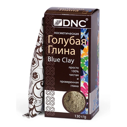 кисть для умывания shary голубая 40 г Глина для душа DNC Глина косметическая голубая Blue Clay