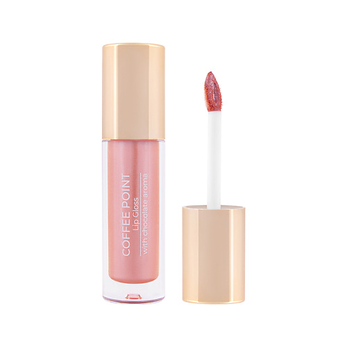 ЛЭТУАЛЬ Блеск для губ с ароматом шоколада COFFEE POINT блеск для губ lip smacker lippy pals gloss с ароматом карамельного попкорна 8 4 г