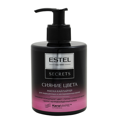 Маска для волос ESTEL PROFESSIONAL Маска-хайлайтер для окрашенных и мелированных волос Сияние Цвета Secrets estel secrets сияние цвета набор
