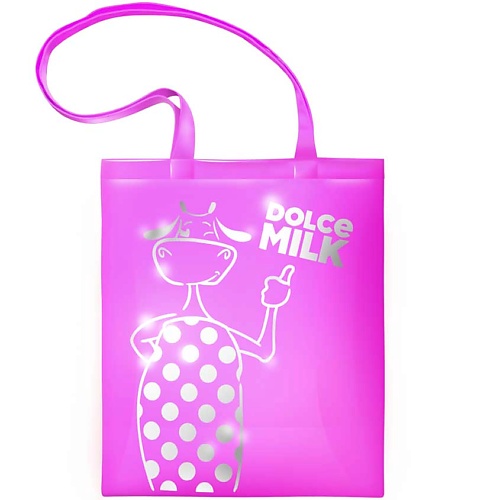 DOLCE MILK Розовая неоновая сумка dolce milk сумка шоппер женская cow spots violet orange