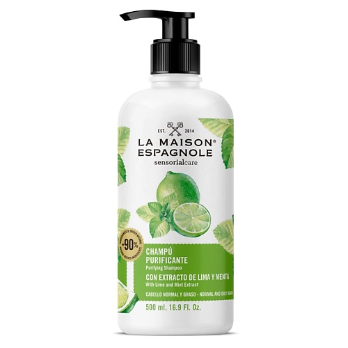 Шампунь для волос LA MAISON ESPAGNOLE Шампунь для нормальных и жирных волос очищающий Sensorialcare Purifying Shampoo
