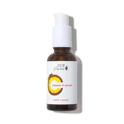 Сыворотка для лица 100% PURE Сыворотка с витамином С Vitamin C Serum сыворотка для лица с витамином с yerma ampoule serum vitamin c 30 мл