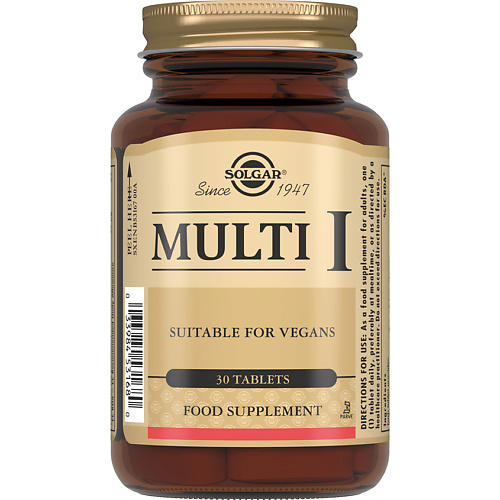 SOLGAR Витаминно-минеральный комплекс Мульти-1 vitateka витаминно минеральный комплекс vmc для мужчин
